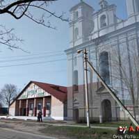Cмiлавiчы (Чэрвеньскi раён). Графiчная рэканструкцыя касцёла св. Вінцэнта былога кляштара мiсiянераў. 3D мадэль - А.Невар 2016г. фотамантаж - А.Невар 2020г., арыгiнальныя фота - Aliaksandr Shaban 2017г.