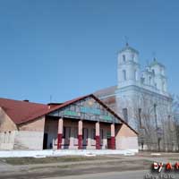 Cмiлавiчы (Чэрвеньскi раён). Графiчная рэканструкцыя касцёла св. Вінцэнта былога кляштара мiсiянераў. 3D мадэль - А.Невар 2016г. фотамантаж - А.Невар 2020г., арыгiнальныя фота - Aliaksandr Shaban 2017г.