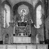 Зембiн. Выява iнтэр'ерау былога дамiнiканскага касцёла. Фота 1914г. Апублiкавана - Zyskar F. J. Nasze koscioly: opis ilustrowany wszystkich kosciolow i parafji znajdujacych sie na obszarach dawnej Polski i ziemiach przyleglych. T. 2: Djecezja minska. Z. 14 (221): Dekanat borysowski. Warszawa — Petersburg, 1914. Электронны рэсурс - http://orda.of.by/.lib/zyskar/nk/220