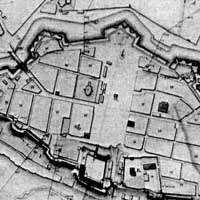 Быхаў. План горада 1781г. Крынiца - Быхаўскі краязнаўчы музэй, апублiкавана - бел. вiкiпедыя