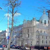 Магiлеў. Графiчная рэканструкцыя Богаяўленскай царквы Магілёўскага Богаяўленскага манастыра. Выгляд на пачатак XXст. 3D мадэль, фотамантаж by A. Nevar, 2020г., 
		арыгiнальныя фота - Leonid Platonenko 