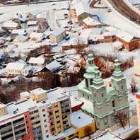 Магілёў. Графiчная рэканструкцыя былога езуiцкага касцёла Святога Францыска Ксаверыя і Анёлаў-Ахоўнікаў.. Выгляд на перыяд пачатку XXст. 3D-мадэль, фотамантаж by А.Невар, арыгiнальны фотаздымак by fly.belarus - 2016г. https://www.instagram.com/p/BA1jbFWEkyN/?taken-by=fly.belarus