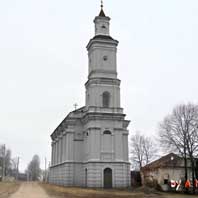 Ануфрыева (вёска Сялец, Мсцiслаўскага раёна). Графiчная рэканструкцыя саборнай Ануфрыеўскай царквы былога базылiянскага манастыра. 3D-мадэль, фотамантаж - by А. Nеvar 2018г