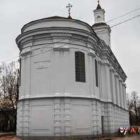 Ануфрыева (вёска Сялец, Мсцiслаўскага раёна). Графiчная рэканструкцыя саборнай Ануфрыеўскай царквы былога базылiянскага манастыра. 3D-мадэль, фотамантаж - by А. Nеvar 2018г