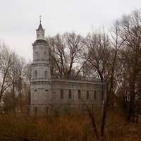 Ануфрыева (вёска Сялец, Мсцiслаўскага раёна). Графiчная рэканструкцыя саборнай Ануфрыеўскай царквы былога базылiянскага манастыра. 3D-мадэль, фотамантаж - by А. Nеvar 2018г