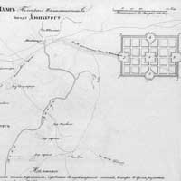 Даўгаўпілс (Дынабург, Дзвiнск, Daugavpils). Праектны план горада у накладаннi на сiтуацыйны 1778г. Апублiкавана - Полное Собрание Законов Российской Империи. Собрание первое. Книга чертежей и рисунков. (Планы городов).; Санктпетербургъ, Въ Типографіи II Отделенія Собственной Е. И. В. Канцеляріи. 1839; Электронны рэсурс- https://commons.wikimedia.org/wiki/