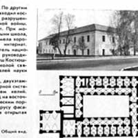 Любешыў, або Любяшоў (Валынская вобласць Украiны, былое магдэбургскае мястэчка гістарычнай Піншчыны) Выявы фасаду i плана кляштару пiяраў. Крынiца - Памятники градостроительства и архитектуры Украинской ССР том 2, стр.92; Элетронны рэсурс - http://ua.vlasenko.net/