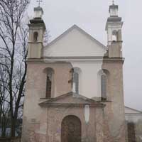 Мельнiк (Падляшша, Rzeczpospolita Polska) Графiчная рэканструкцыя былога замкавага Троiцкага касцёла. Выгляд па апошняй 
перабудове апошняй чвэрцi XIX ст. (пасля 1871г.) на праваслаўную Свята-Духаўскую Царкву. 3D-мадэль, фотамантаж - by А. Nеvar, 2019г.; арыгiнальнае фота - Piotr Kapthyygh 