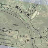 Мельнiк (Падляшша, Rzeczpospolita Polska) Сiтуацыйны план горада Мельнiк у XIV-XVст. з даследванняў, апублiкаваных Даротай Мiхалюк у накладаннi на сучасны аэрафотаздымак Гугл. Аўтар публiкацыi - Dorota Michaluk (Stolica ziemi mielnickiej na Podlasiu (do konca XVIII wieku) ), 1999г.; Апублiкавана - сайт Polskie zamki (www.zamki pl); Спасылка - http://www.zamki.pl/?idzamku=mielnik