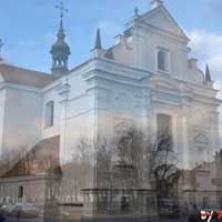 Вiльня (Vilnius, Wilno). Графiчная рэканструкцыя касцёла Св. Юзафа Абручнiка (sw. Jozefa Oblubienca) кляштару кармелiтак босых. 3D-мадэль, фотамантаж - by А. Nеvar, 2019г.; 
		арыгiнальнае фота - Aurimas Sirvys