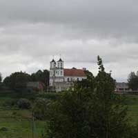 Графiчная рэканструкцыя касцёлу Апекі Маці Божай былога кляштару дамiнiканцаў у Друi (Сапежын) 3D-мадэль, фотамантаж by А.Невар, арыгiнальны фотаздымак by С.Сурыновiч 2016г.