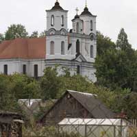 Графiчная рэканструкцыя касцёлу Апекі Маці Божай былога кляштару дамiнiканцаў у Друi (Сапежын) 3D-мадэль, фотамантаж by А.Невар, арыгiнальны фотаздымак by С.Сурыновiч 2016г.
