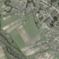 Сумяшчэнне плана Друi XVIIст. з сучасным спадароднiкавым здымкам Yandex-map