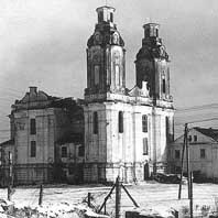 Орша. Выява бажніцы Апекі Маці Божай былога базыльянскага кляштара. Фота 1941г. Крынiца - iнтэрнэт-аукцыён ebay.de Электронны рэсурс - wikipedia.org