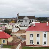 Сянно. Графiчная рэканструкцыя касцёла Св. Троiцы былога кляштара францысканцаў. 3D-мадэль, фотамантаж by А.Невар, арыгiнальныя здымкi -В.Бандарэвiч - 2016г