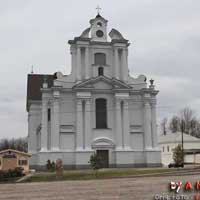 Сянно. Графiчная рэканструкцыя касцёла Св. Троiцы былога кляштара францысканцаў. 3D-мадэль, фотамантаж by А.Невар, арыгiнальныя здымкi -В.Бандарэвiч - 2016г