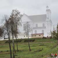 Сянно. Графiчная рэканструкцыя касцёла Св. Троiцы былога кляштара францысканцаў. 3D-мадэль, фотамантаж by А.Невар, арыгiнальныя здымкi -В.Бандарэвiч - 2016г