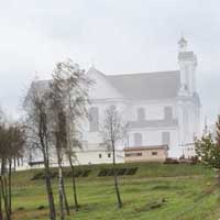 Сянно. Графiчная рэканструкцыя касцёла Св. Троiцы былога кляштара францысканцаў. 3D-мадэль, фотамантаж by А.Невар, арыгiнальныя здымкi -В.Бандарэвiч - 2016г