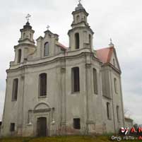 Смаляны. Графiчная рэканструкцыя касцёлу Найсвяцейшай Дзевы Марыі былога кляштару дамiнiканцаў. 3D-мадэль, фотамантаж - by А. Nеvar, арыгiнальнае фота - A. Stryzhych, 2017г.