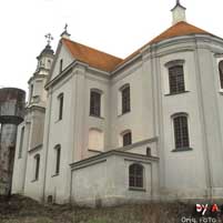 Смаляны. Графiчная рэканструкцыя касцёлу Найсвяцейшай Дзевы Марыі былога кляштару дамiнiканцаў. 3D-мадэль, фотамантаж - by А. Nеvar, арыгiнальнае фота - A. Stryzhych, 2017г.