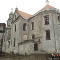 Смаляны. Графiчная рэканструкцыя касцёлу Найсвяцейшай Дзевы Марыі былога кляштару дамiнiканцаў. 3D-мадэль, фотамантаж - by А. Nеvar, арыгiнальнае фота - A. Stryzhych, 2017г.