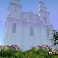 Тадулiн (Слабада, Вiцебскага раёна) Графiчная рэканструкцыя Успенскай царквы былога базылiянскага манастыра (пазней праваслаўнага). 3D мадэль - А. Невар. 2017г.