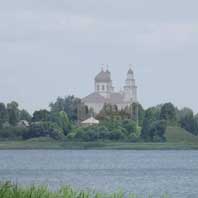 Тадулiн (Слабада, Вiцебскага раёна) Графiчная рэканструкцыя Успенскай царквы былога базылiянскага манастыра (пазней праваслаўнага). 3D мадэль - А. Невар. 2017г.