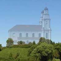 Тадулiн (Слабада, Вiцебскага раёна) Графiчная рэканструкцыя Успенскай царквы былога базылiянскага манастыра (пазней праваслаўнага). Варыянт без пазнейшай надбудовы купала. 3D мадэль - А. Невар. 2017г.