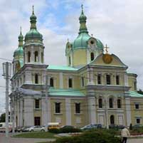 Мiкалаеўскi сабор (былы езуiцкi касцёл Св. Юзафа) у Вiцебску пасля другой перабудовы 1872г. Графiчная рэканструкцыя. 3D-мадэль, фотамантаж by А. Невар, арыгiнальны фотаздымак by Юрась Шепелев - 2015г.