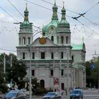 Мiкалаеўскi сабор (былы езуiцкi касцёл Св. Юзафа) у Вiцебску пасля другой перабудовы 1872г. Графiчная рэканструкцыя. 3D-мадэль, фотамантаж by А. Невар, арыгiнальны фотаздымак by Юрась Шепелев - 2015г.