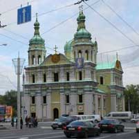 Мiкалаеўскi сабор (былы езуiцкi касцёл Св. Юзафа) у Вiцебску пасля другой перабудовы 1872г. Графiчная рэканструкцыя. 3D-мадэль, фотамантаж by А. Невар, арыгiнальны фотаздымак by Юрась Шепелев - 2015г. 